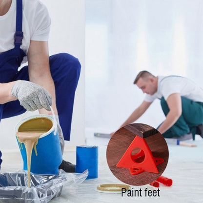 10pcs/Pack Woodworking Paint Pyramid Stands Cone Support Stand, Yellow, Red, Champagne