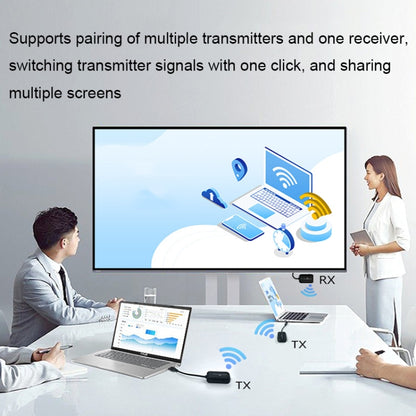 PWAY DT248W-H 30m Wireless HD Screen Projector Office Conference Screen Sharing Device