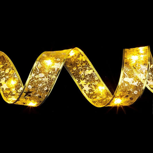 LED Christmas Tree Decoration Bronzing Ribbon Lights, 1m 10LEDs-Button Battery, 2m 20LEDs-Button Battery, 3m 30LEDs, 4m 40LEDs, 5m 50LEDs, 5m 50LEDs-USB, 5m 50LEDs with Flash, 5m 50LEDs USB+Remote, 5m 50LEDs 8-function+Remote, 10m 100LEDs with Flash���...