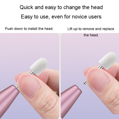 Electrical Nail Polisher Multifunctional Nail Polish Remover Pen Nail Sharpener, Red, Rose Gold, Pearl White
