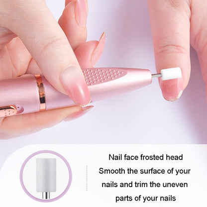 Electrical Nail Polisher Multifunctional Nail Polish Remover Pen Nail Sharpener, Red, Rose Gold, Pearl White