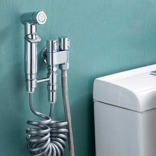 Toilet Mate Booster Flusher Toilet Cleaning Shower Set, Electroplated ABS Model, Black ABS Model, Electroplated Copper Model, Black Copper Model
