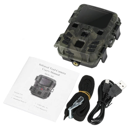 20MP 1080P Hunting Trail Camera With Night Vision Wildlife Scouting Photo