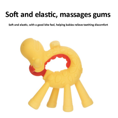 XUNYI Baby Giraffe Rattles Teether Kids Silicone Bite Toy, Drop Box Yellow, Drop Box Pink, Drop Box Green, Rectangular Box Yellow, Rectangular Box Pink, Rectangular Box Green