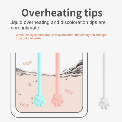 Cartoon Stirring Stick Extended Temperature-sensitive Color-changing Milk Powder Mixing Rod