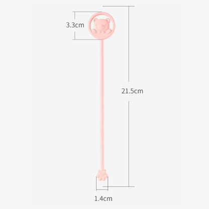 Cartoon Stirring Stick Extended Temperature-sensitive Color-changing Milk Powder Mixing Rod