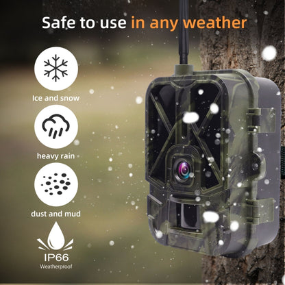 4K 4G Outdoor Track Camera Remote Mobile Phone Control To View Photos / Video At Any Time