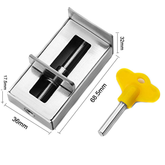 No Punching Limiters Child Safety Window Limit Lock With Key, Double Windows