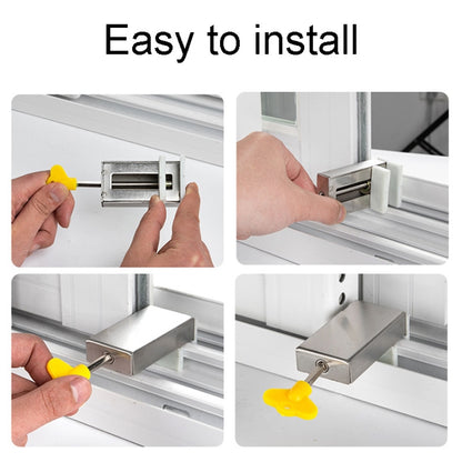 No Punching Limiters Child Safety Window Limit Lock With Key, Double Windows