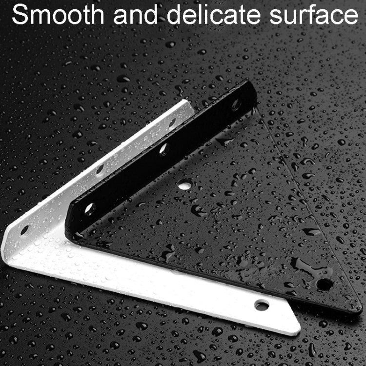 Load Bearing Invisible Triangle Bracket Wall Shelf Bracket With Screws, 140x130mm Black, 170x130mm Black, 230x170mm Black, 280x170mm Black, 140x130mm White, 170x130mm White, 230x170mm White, 280x170mm White