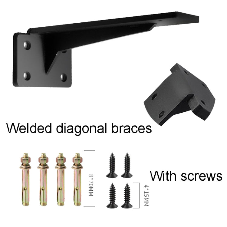 5mm T Type Heavy Duty Bracket Concealed Load-Bearing Laminate Support Bracket, 6 inch, 8 inch, 10 inch, 12 inch, 14 inch, 16 inch, 18 inch, 20 inch