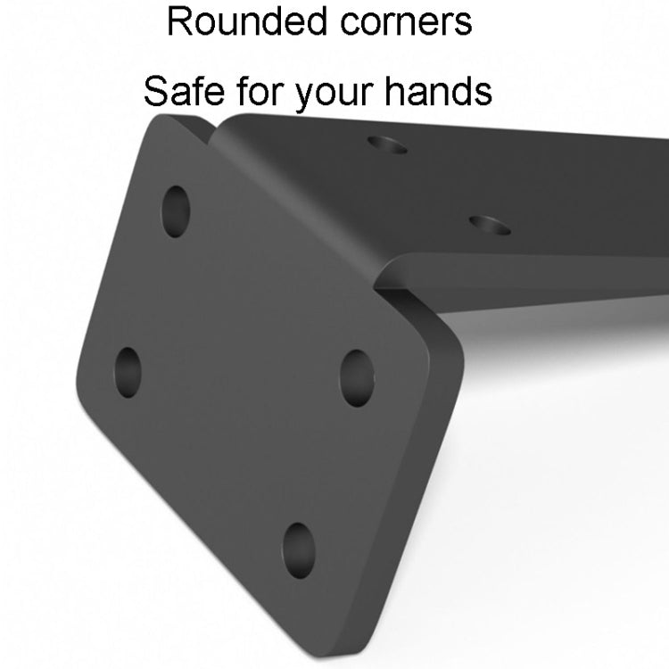 5mm T Type Heavy Duty Bracket Concealed Load-Bearing Laminate Support Bracket, 6 inch, 8 inch, 10 inch, 12 inch, 14 inch, 16 inch, 18 inch, 20 inch