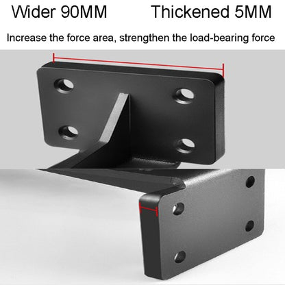 5mm T Type Heavy Duty Bracket Concealed Load-Bearing Laminate Support Bracket, 6 inch, 8 inch, 10 inch, 12 inch, 14 inch, 16 inch, 18 inch, 20 inch