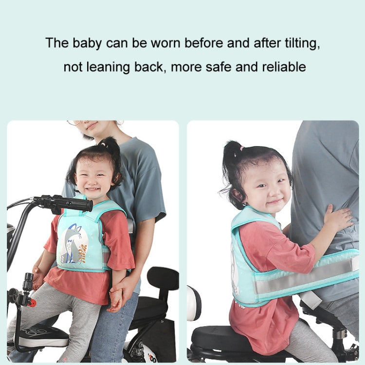 Anti-Fall Breathable Child Safety Strap For Electric Motorcycle