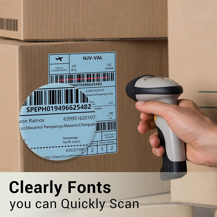 500sheets 4×6 Inch Stickers Thermal Label Paper For Phomemo PM-246S / PM-241BT / D520BT