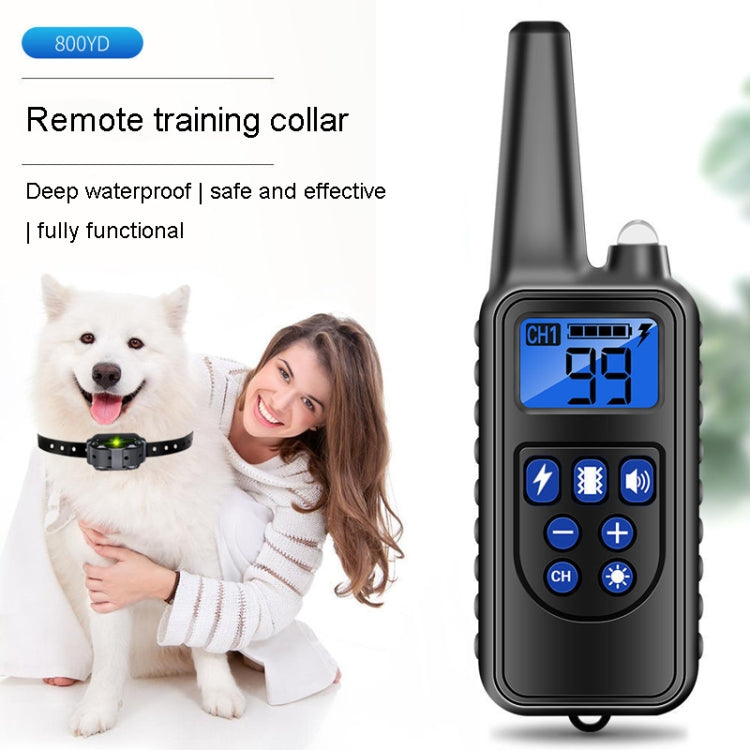 800m Remote Control Stop Barker Dog Trainer Smart Anti-Disturbance Vibration Collar, With 1 Collar, With 2 Collars, With 3 Collars