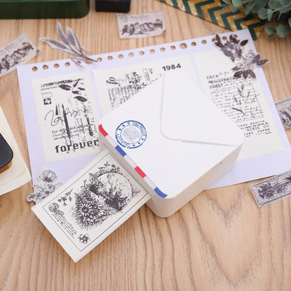 For Phomemo M02 / M02S / M02 Pro 3rolls /Pack 53mm 10 Years Eyes Protection Beige Sticker Thermal Paper