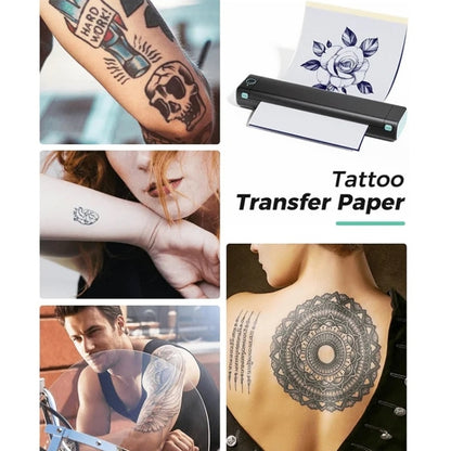 For Phomemo M08F / TP81 100sheets /Pack A4 Tattoo Transfer Paper Compatible For MR.IN Brother Pocket Jet / MT800