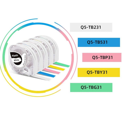 For Phomemo P12 / P12 Pro 12mm x 4m Consumables Label Ribbon