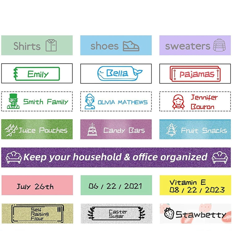 For Phomemo P12 / P12 Pro 12mm x 4m Consumables Label Ribbon