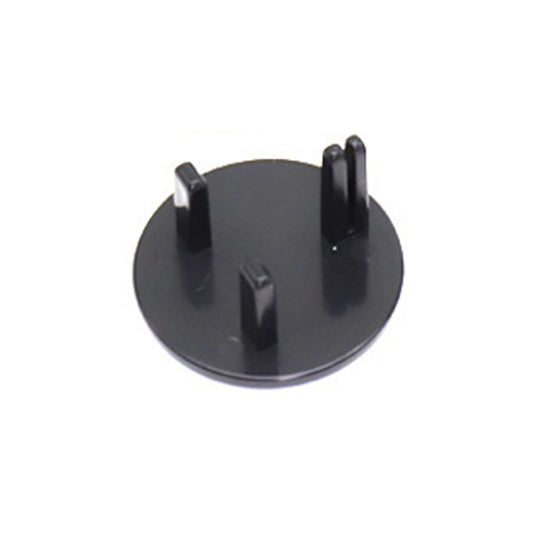 UK 3-Hole Baby Socket Protection Cover, Round Black, Round Transparent, Pear Shaped White