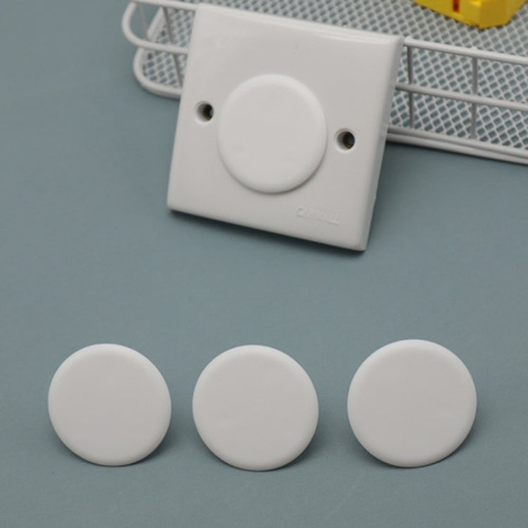 UK 3-Hole Baby Socket Protection Cover, Round Black, Round Transparent, Pear Shaped White