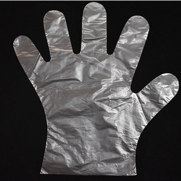 Disposable Gloves Transparent Food Catering Protective Glove, 1000pcs Standard 0.6g, 100pcs Thicked 0.8g