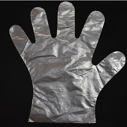Disposable Gloves Transparent Food Catering Protective Glove, 1000pcs Standard 0.6g, 100pcs Thicked 0.8g