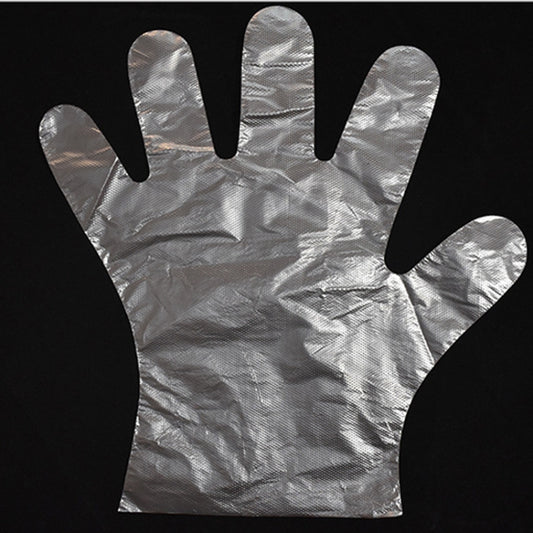 Disposable Gloves Transparent Food Catering Protective Glove, 1000pcs Standard 0.6g, 100pcs Thicked 0.8g