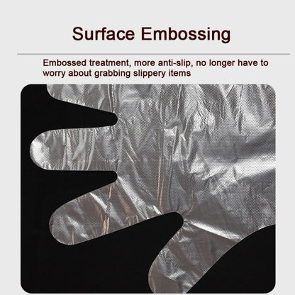 Disposable Gloves Transparent Food Catering Protective Glove, 1000pcs Standard 0.6g, 100pcs Thicked 0.8g