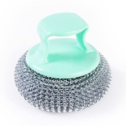Removable Cleaning Wire Ball Kitchen Pot And Dish Brush