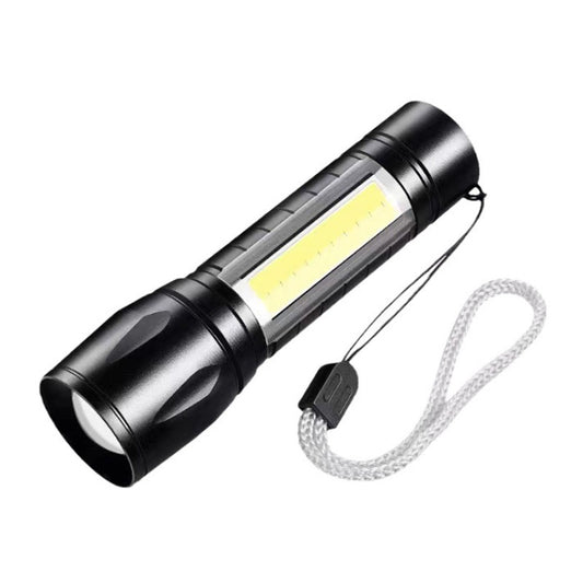 Mini Portable Flashlight Strong Light Charging Durable LED Light, With Side Light