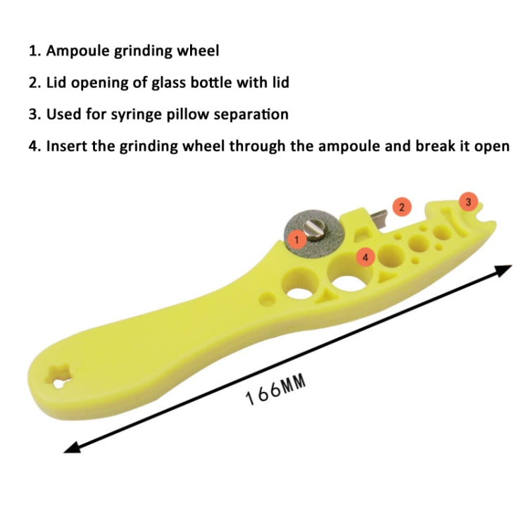 Ampoule Bottle Opener Multifunctional Medicine Vial Cutting Tool Device
