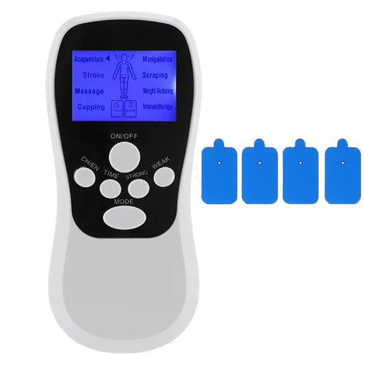 Multifunctional Low Frequency Pulse Meridian Physiotherapy Massage Instrument, White Standard, White Upgrade, Blue Standard, Blue Upgrade