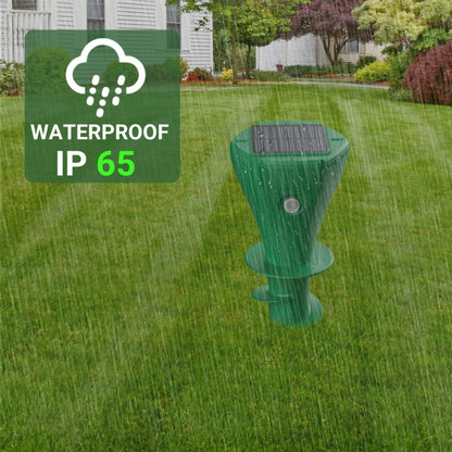 Outdoor Farm Mouse Repeller Solar Ultrasonic Rechargeable IP65 Waterproof Electronic Repeller