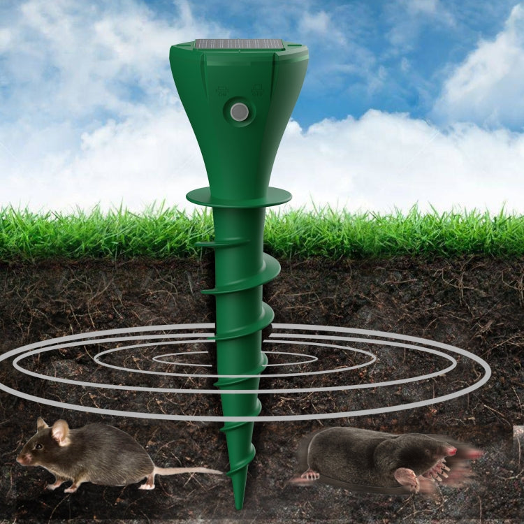 Outdoor Farm Mouse Repeller Solar Ultrasonic Rechargeable IP65 Waterproof Electronic Repeller