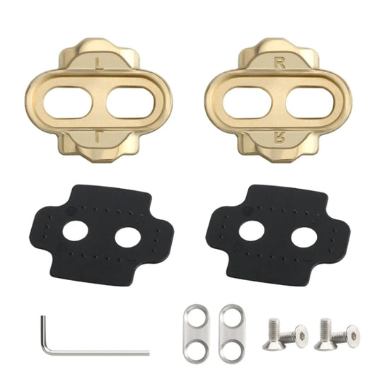 10pcs /Set Bicycle Pedal Egg Beater Locking Plate Brass Bike Pedal Locking Plate Accessories