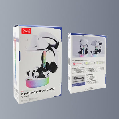 For PS VR2 iplay Colorful Charging Storage Rack Handle Magnetic Charging Base