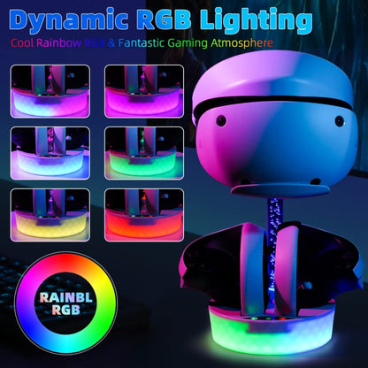 For PS VR2 iplay Colorful Charging Storage Rack Handle Magnetic Charging Base