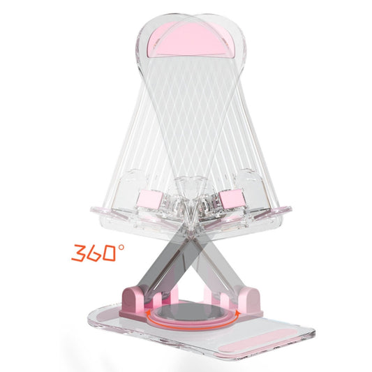 KF-Z12 Acrylic Foldable Desktop Phone Holder Colorful Lazy Tablet Stand