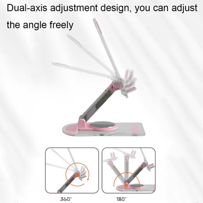 KF-Z12 Acrylic Foldable Desktop Phone Holder Colorful Lazy Tablet Stand