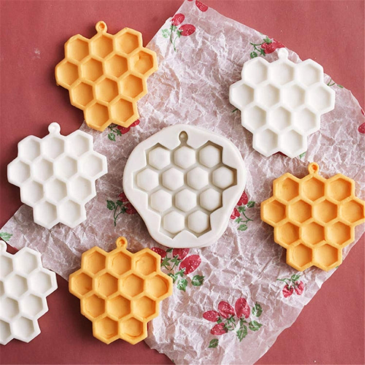Honeycomb Block Textured Silicone Mold Bee Fondant Chocolate Cake Mold, Mk-2019 Light Gray, Mk-2340 Light Gray, Mk-2373 Pink, Mk-2373 Light Gray