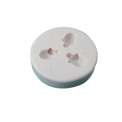 Little Bee Silicone Mold Fondant Chocolate Cake Mold, Mk-3171 Pink, Mk-3171 Light Gray, Mk-3172 Pink, Mk-3172 Light Gray