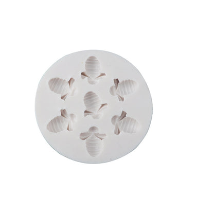 Little Bee Silicone Mold Fondant Chocolate Cake Mold, Mk-3171 Pink, Mk-3171 Light Gray, Mk-3172 Pink, Mk-3172 Light Gray