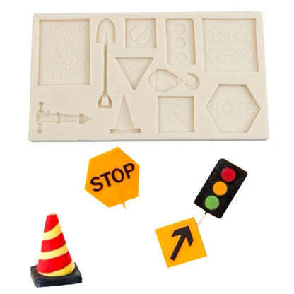 Cartoon Construction Site Tools Engineering Car Cake Decoration Molds, MK-3055 (Pink), MK-3055 (Light Gray), MK-3056 (Pink), MK-3056 (Light Gray), MK-3057 (Pink), MK-3057 (Light Gray), MK-3058 (Pink), MK-3058 (Light Gray)