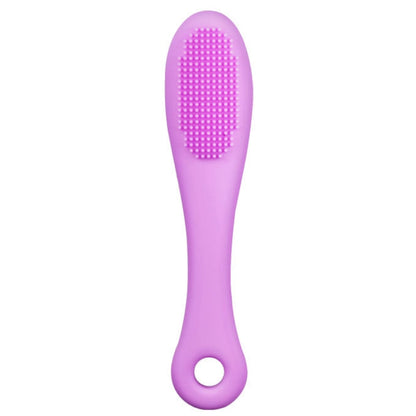 Pet Cats Dog Cleaning Comb Chin Teeth Cleaning Brush Silicone Brush, Green, Purple, Pink