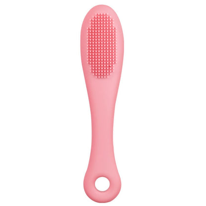 Pet Cats Dog Cleaning Comb Chin Teeth Cleaning Brush Silicone Brush, Green, Purple, Pink