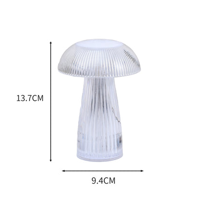Mushroom Ambient Light Electronic Jellyfish Table Lamp Bedside Night Light, 9.4 x 13.7cm