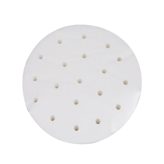 100pcs /Pack Steamer Paper Non-Stick Disposable Grease-Proof Paper Round Air Fryer Pad, 6 Inches (15.2cm), 7 Inches (17.78cm), 8 Inches (20.3cm), 9 Inches (22.86cm)