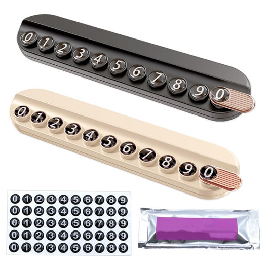 Car Temporary Parking Plate With Aroma Diffuser Moving Car Phone Number Plate Box Packing